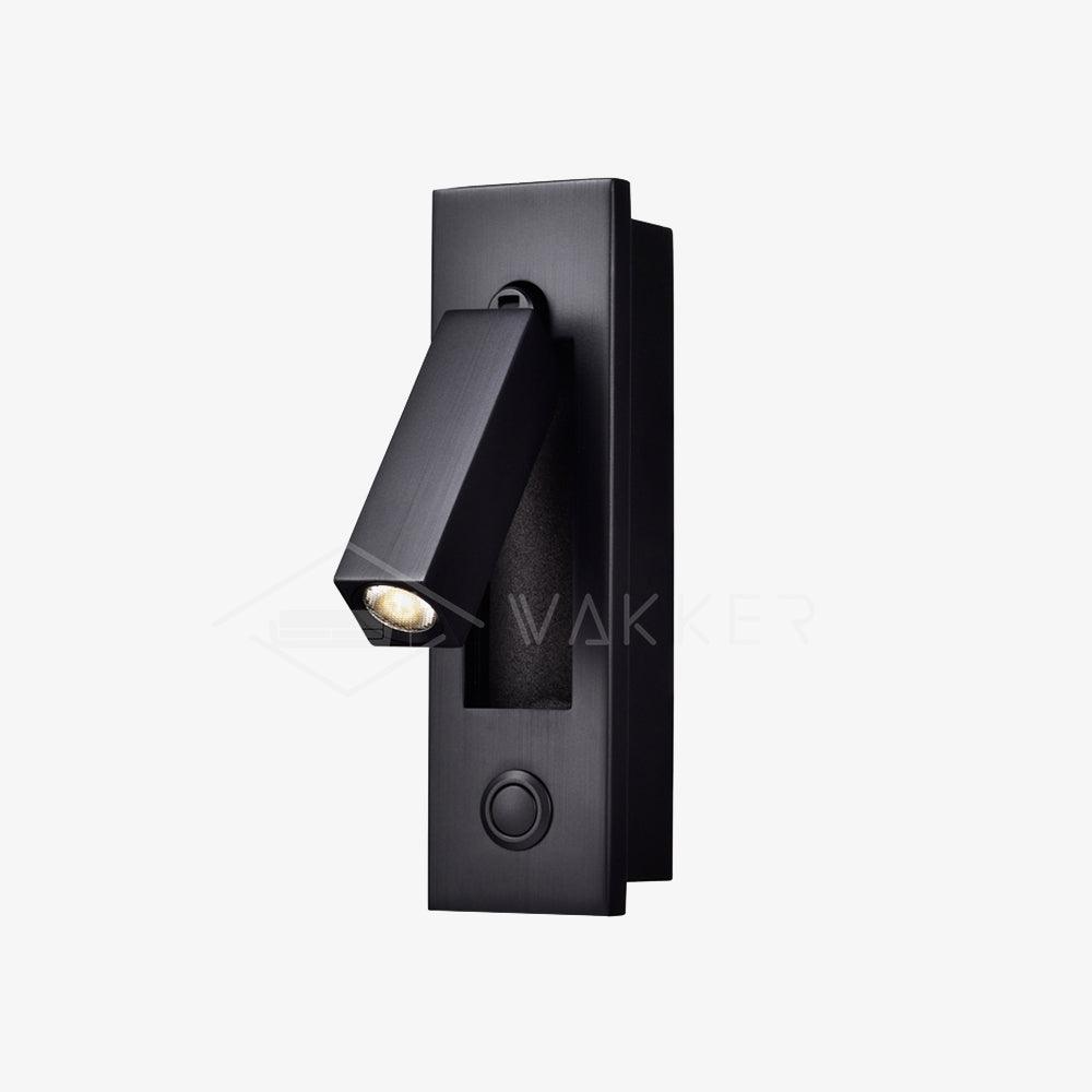 Applique Murale LED Encastrée pour Chevet - Métal