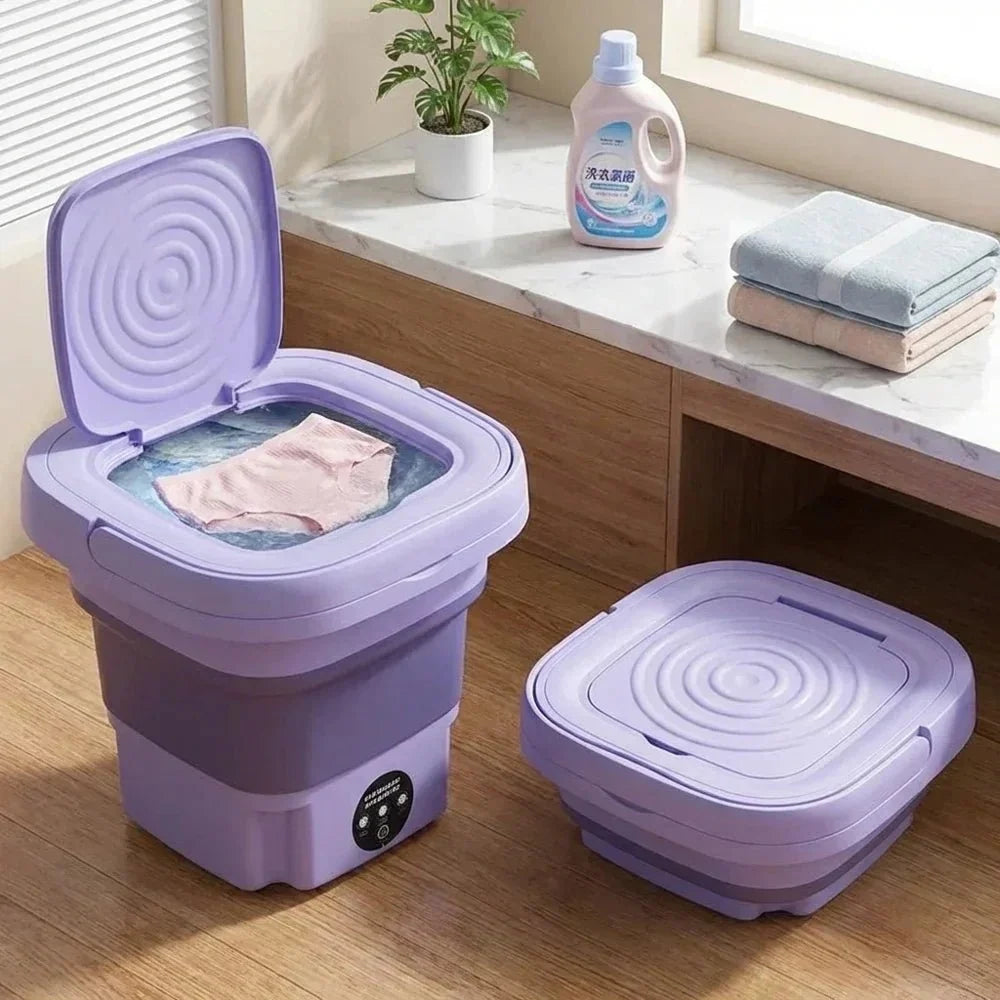Faltbare Waschmaschine 8L – Tragbare Mini-Wascheinheit für Unterwäsche kaufen 0