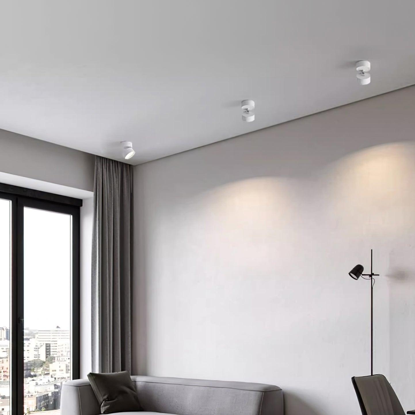 Spot LED Orientable de Plafond Design Scandinave Minimaliste
