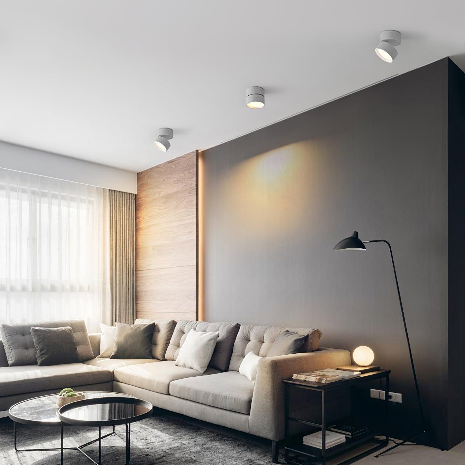 Spot LED Orientable de Plafond Design Scandinave Minimaliste