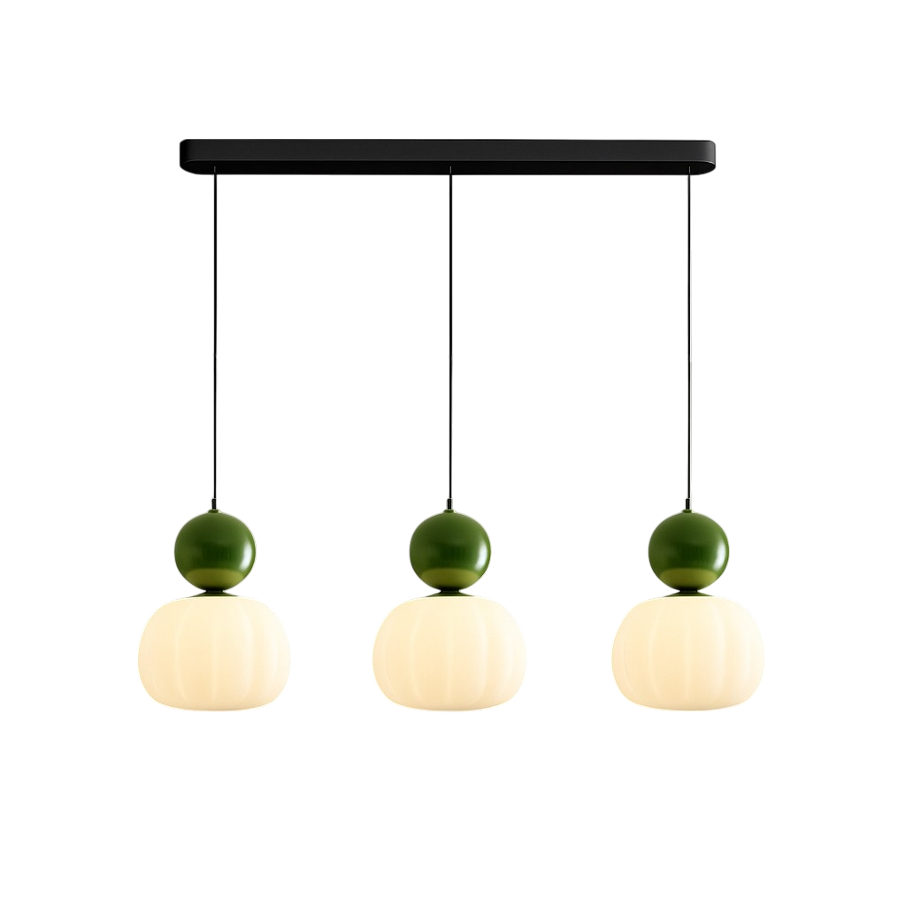 Suspension Art Déco Lampe de Plafond Globe Coloré