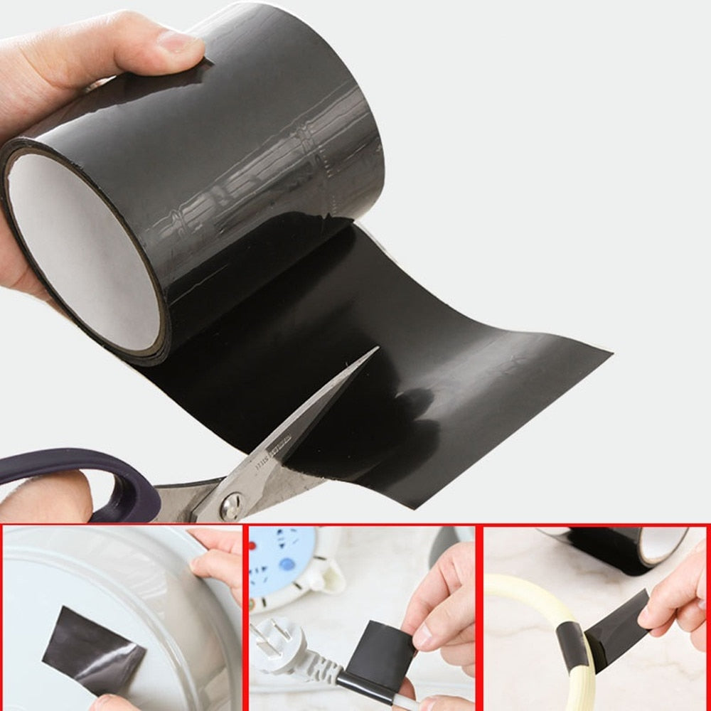 Waterdichte reparatietape – Zelfklevend, geschikt voor binnen en buiten, voor het snel afdichten van lekken en scheuren