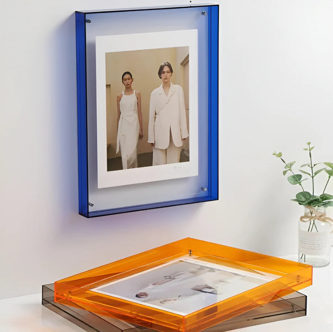 Acrylic Photo Frame – Minimalist Transparent Design for Your Desk or as Wall Decor