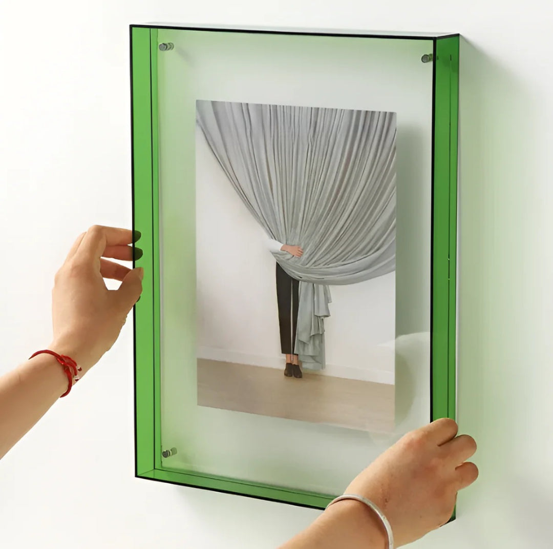 Acrylic Photo Frame – Minimalist Transparent Design for Your Desk or as Wall Decor