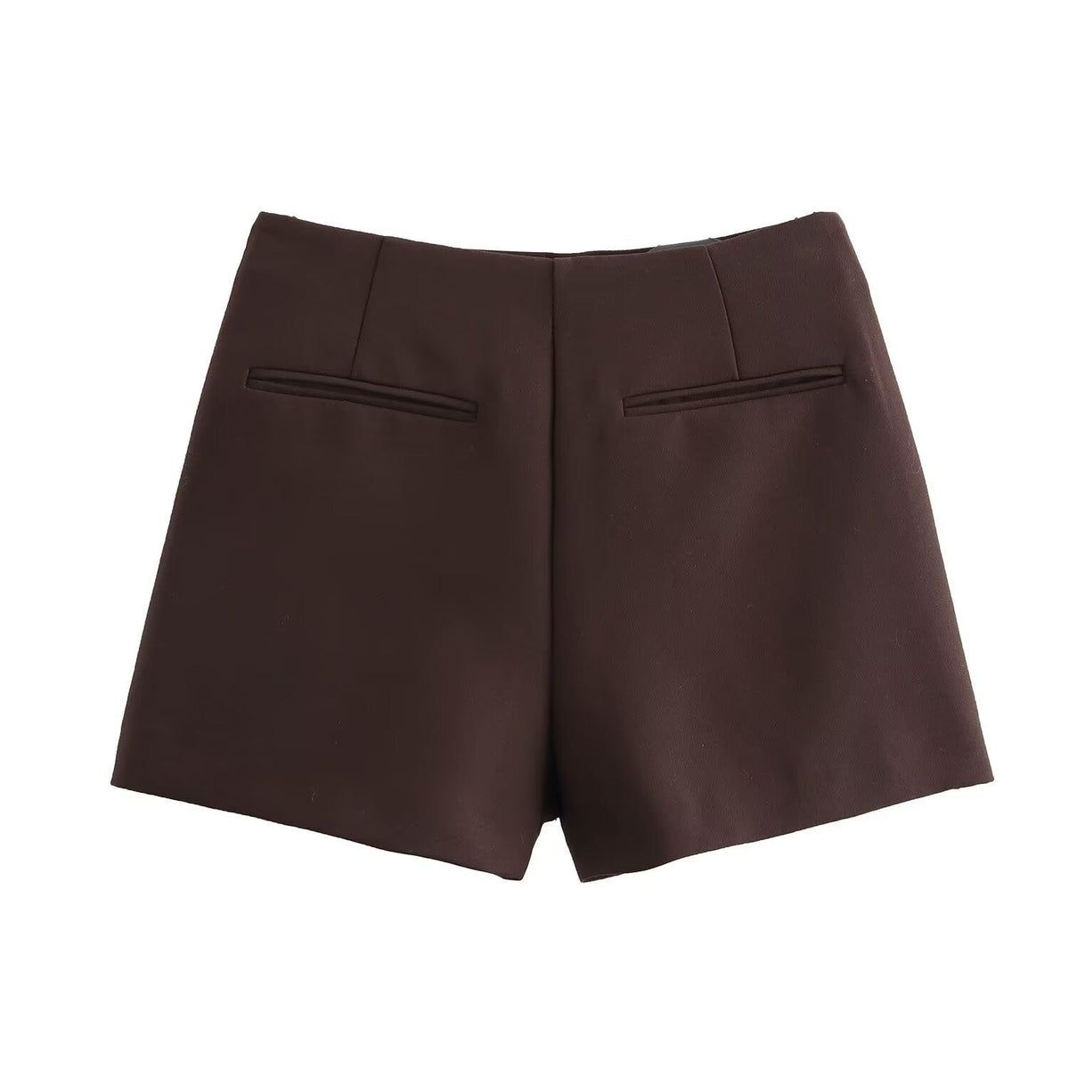 Jupe-Short Femme Portefeuille à Taille Élastique