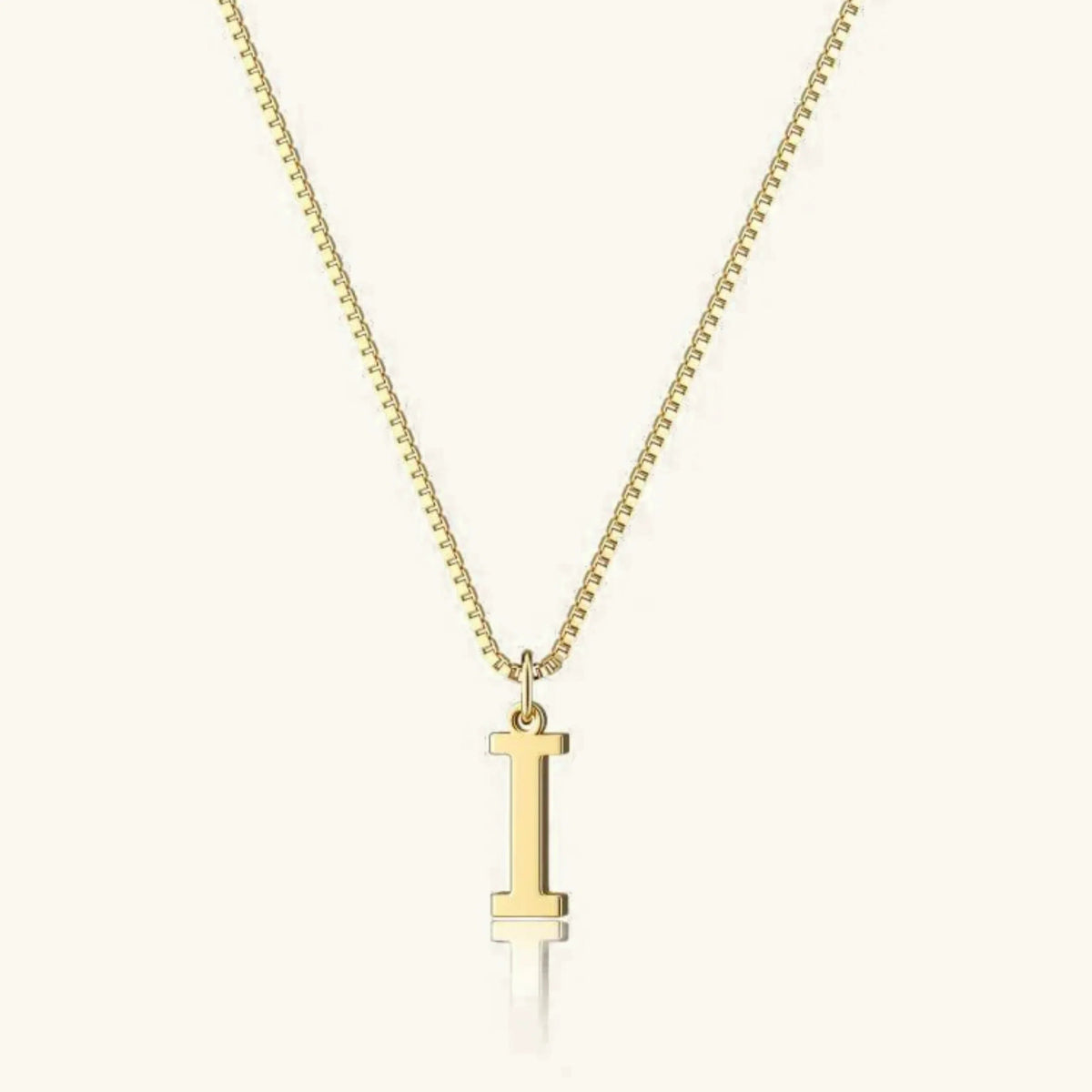 Collier Pendentif Lettre Initiale Plaqué Or