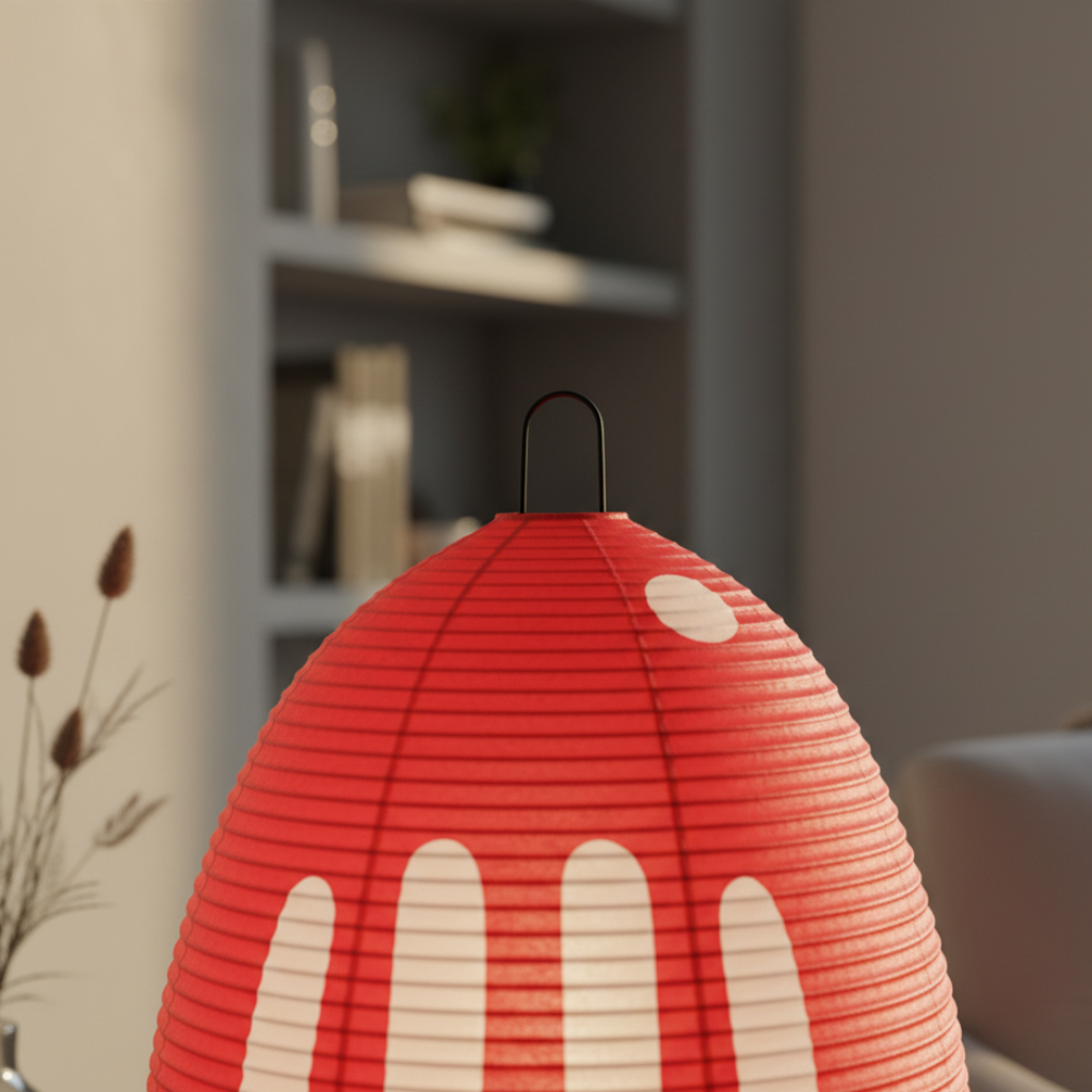 Lampe de Table et Lampadaire en Papier de Riz Wabi-Sabi Japonais