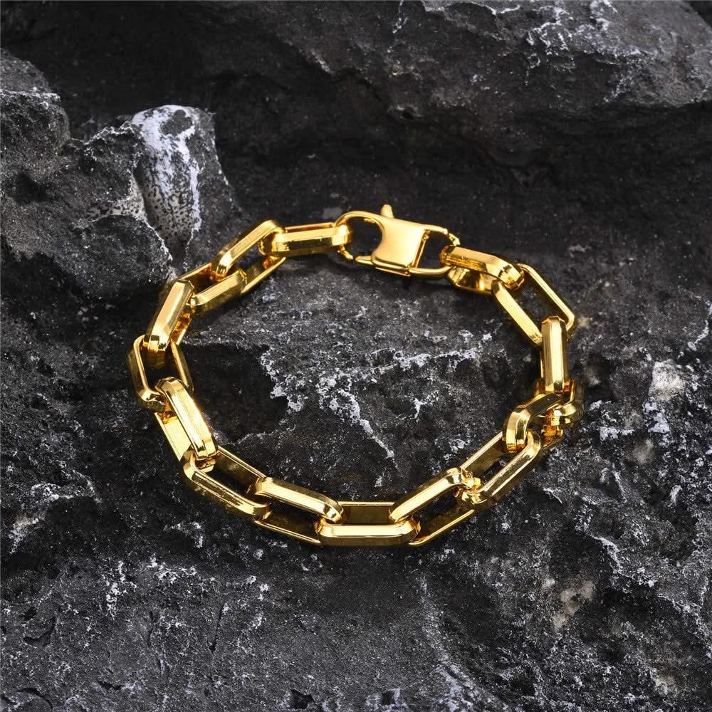 Bracelet Homme Chaîne en Acier Inoxydable