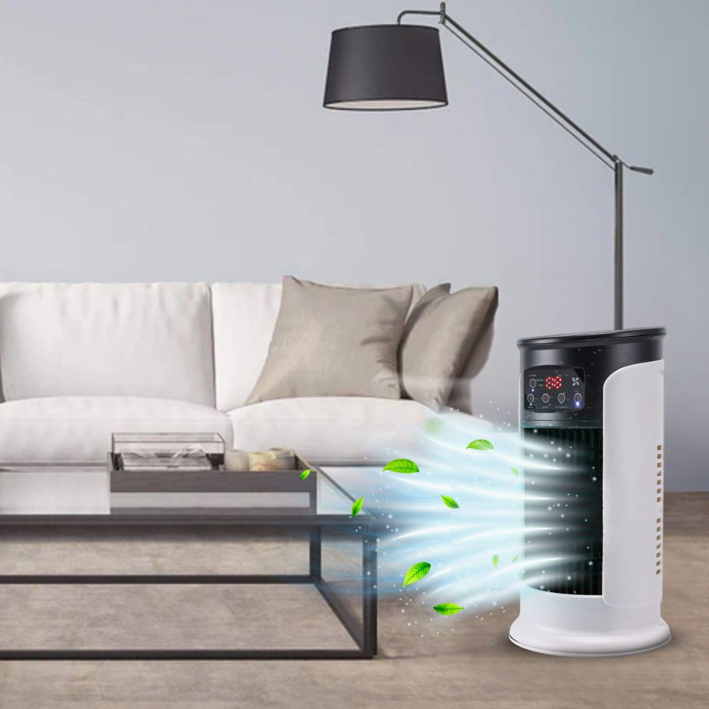 Draagbare airconditioner – Compacte 5-in-1-koeler en luchtbevochtiger voor thuis of op kantoor