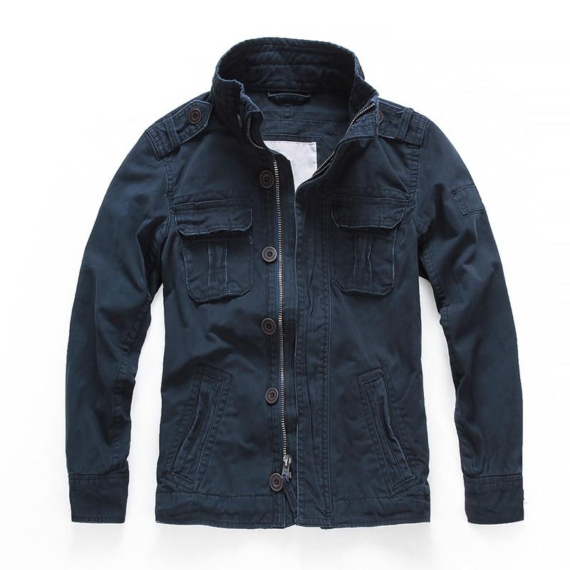 Veste Militaire Courte Homme à Motif Camouflage