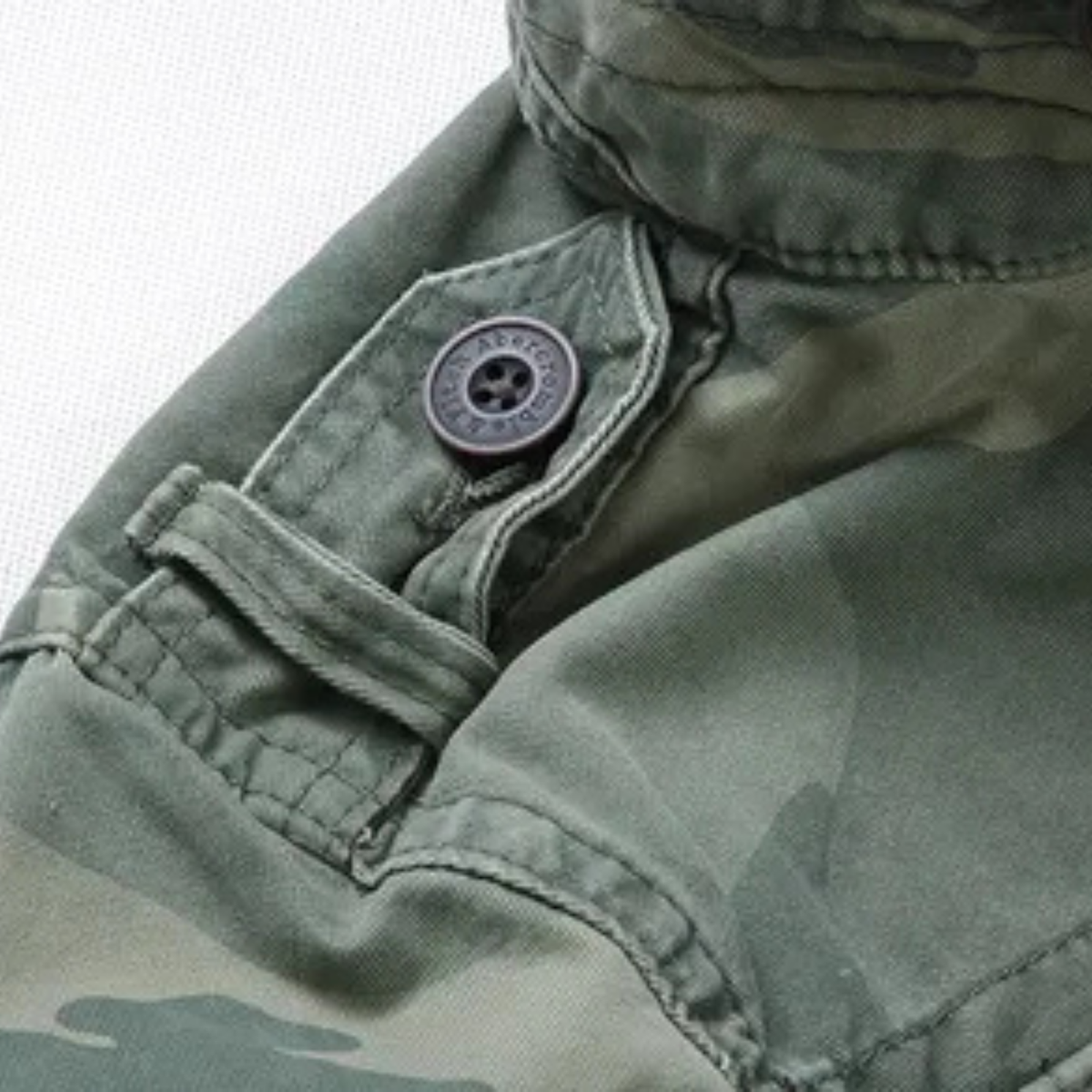 Veste Militaire Courte Homme à Motif Camouflage