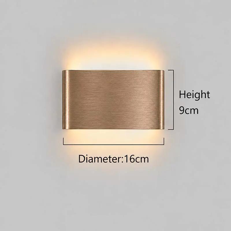 Applique Murale LED Minimaliste - Aluminium Diffusion Haut/Bas