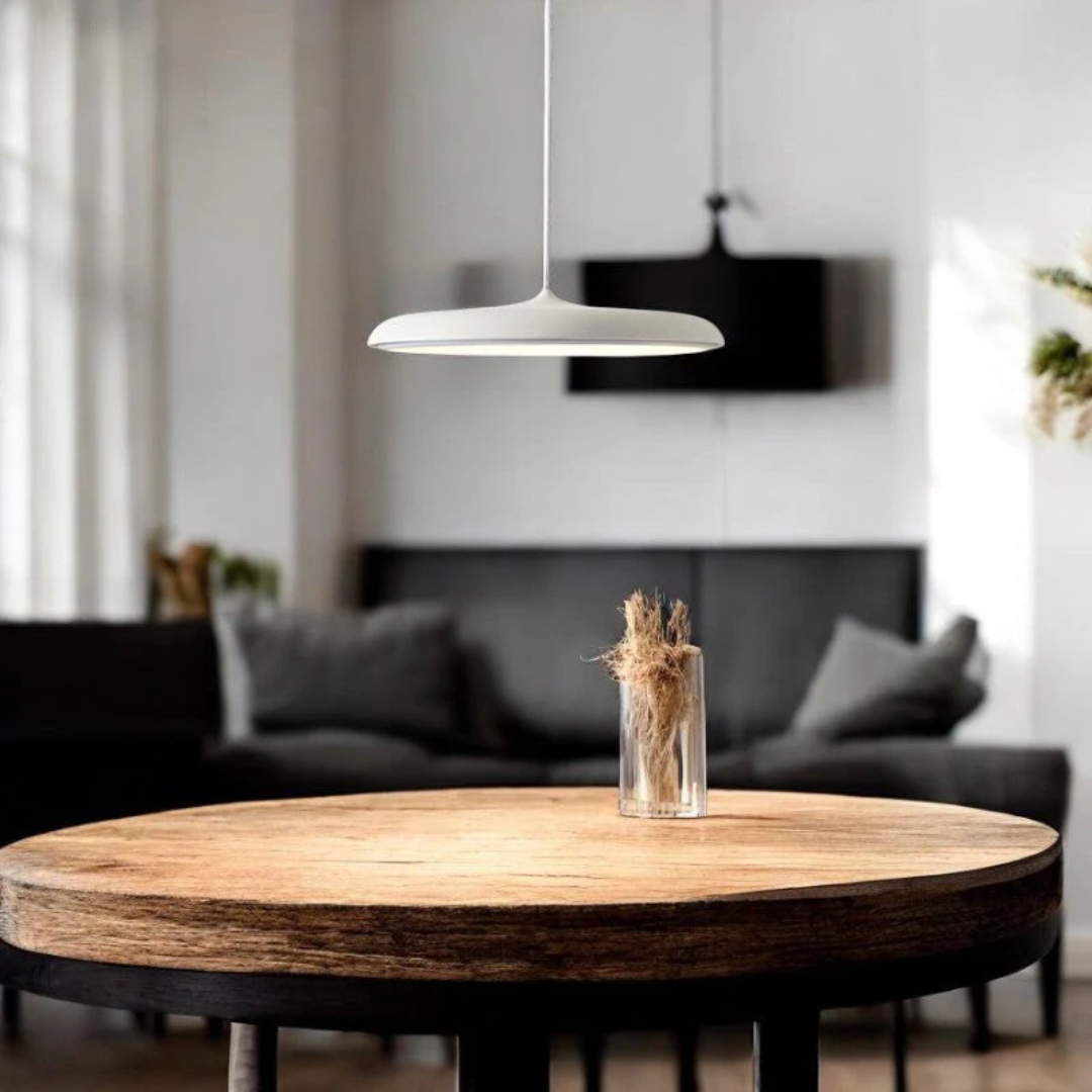 Plafonnier LED Scandinave Minimaliste - Métal et Acrylique