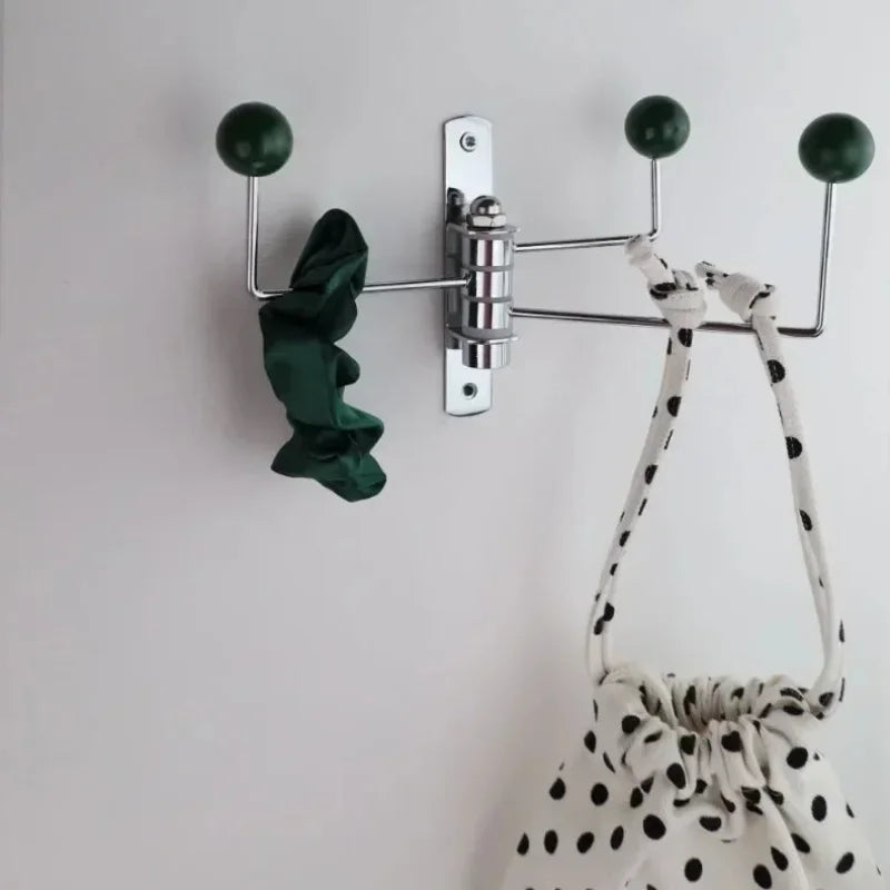 Patère Murale Design en Métal avec Crochets Arrondis