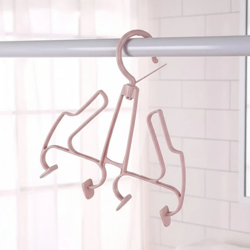 Multifunktionales Schuhregal Schwarz – Winddichtes Doppelschichtiges Kunststoffregal für Balkon und Garten 3