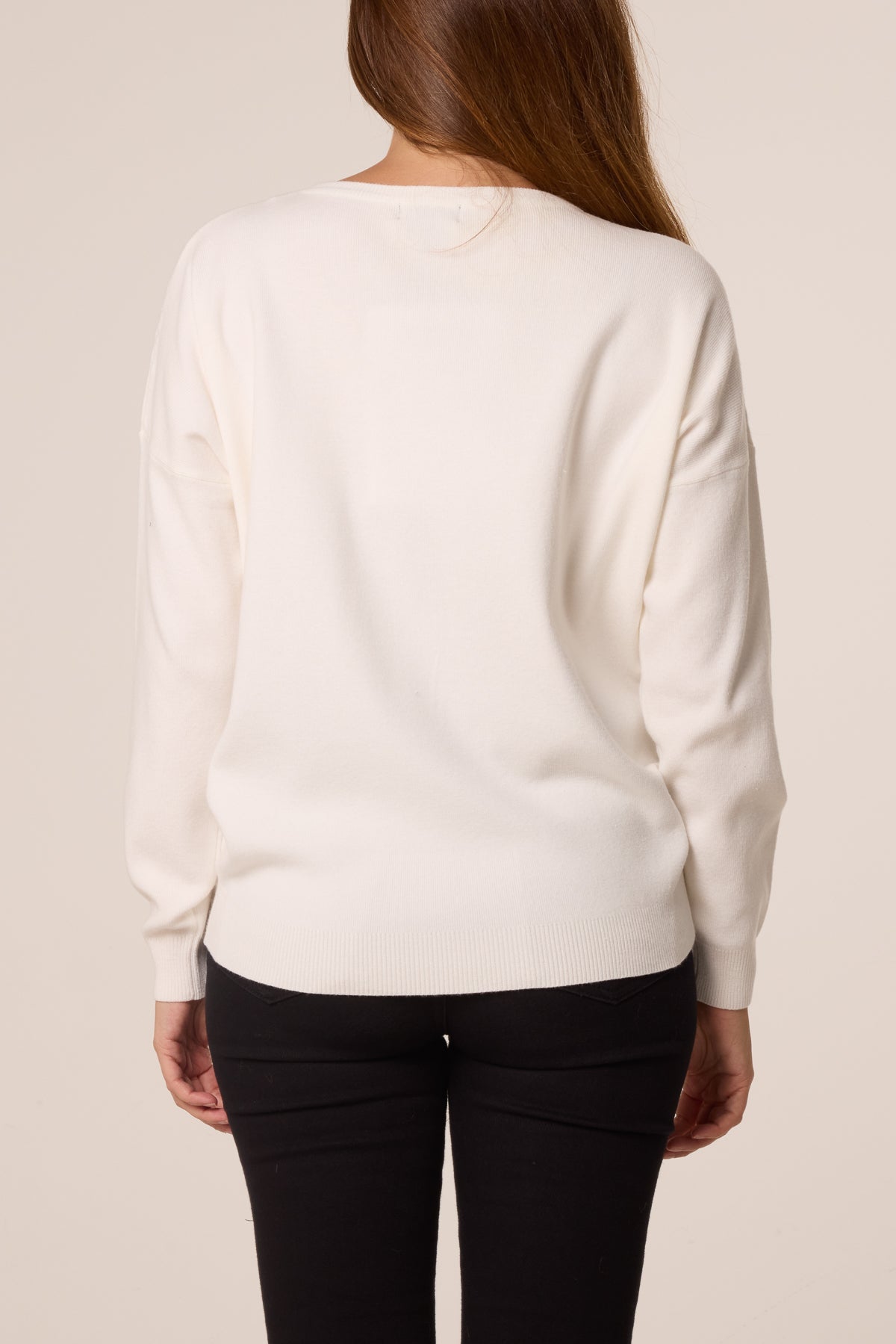 Pull Femme de Noël à Paillettes Clochettes et Flocons