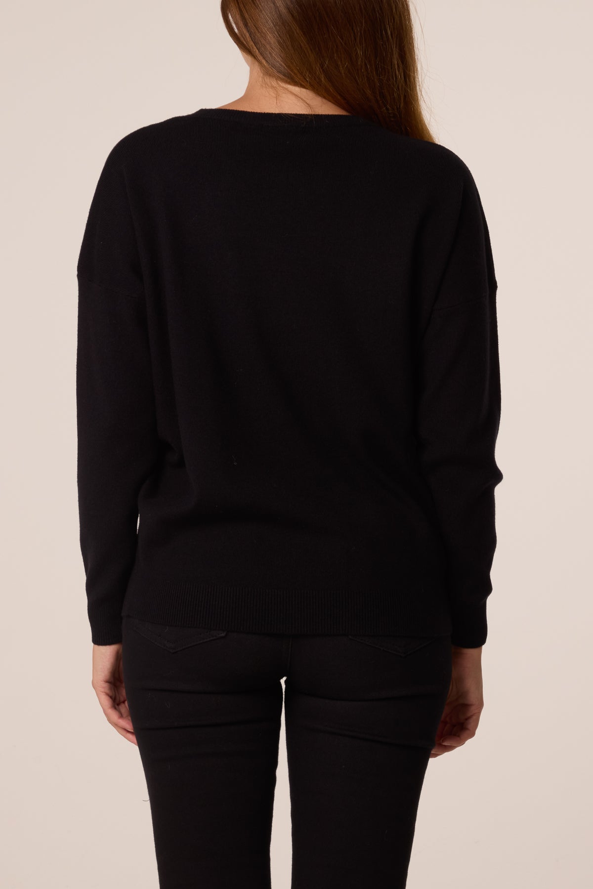 Pull Femme Imprimé Léopard à Nœud en Sequins
