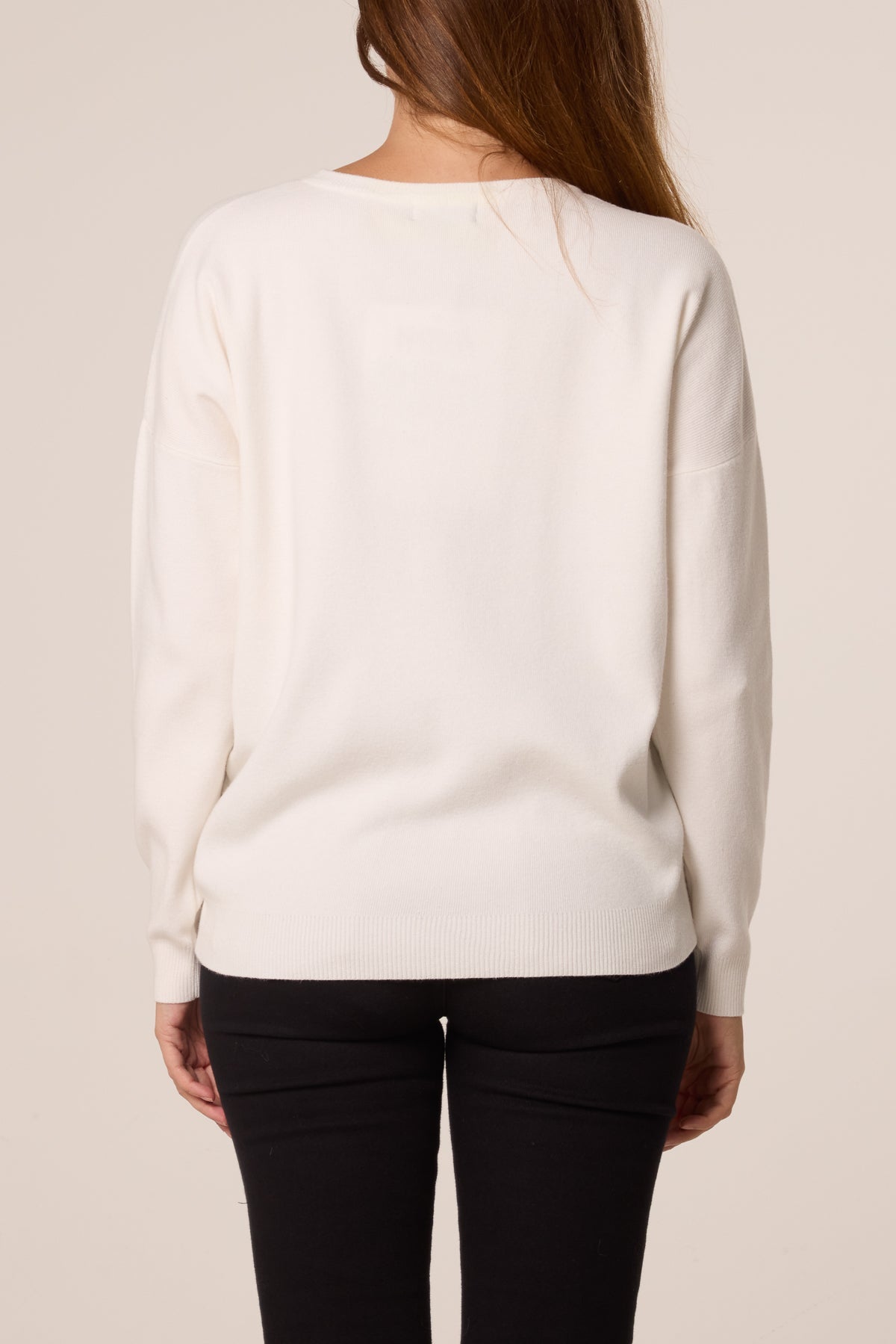 Pull Femme Imprimé Léopard à Nœud en Sequins