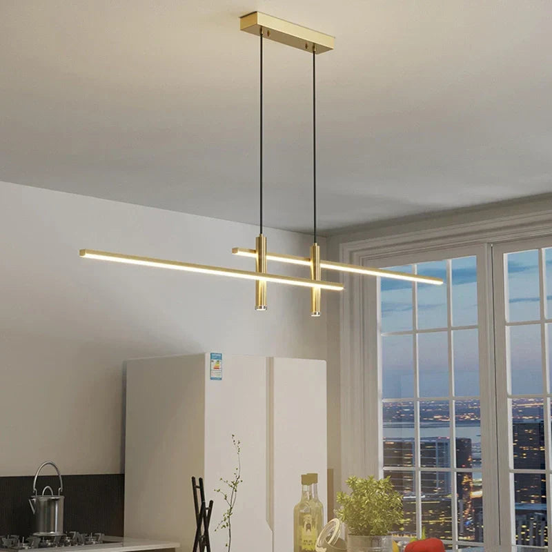Suspension LED Dimmable avec Télécommande, Luminaire pour Table à Manger