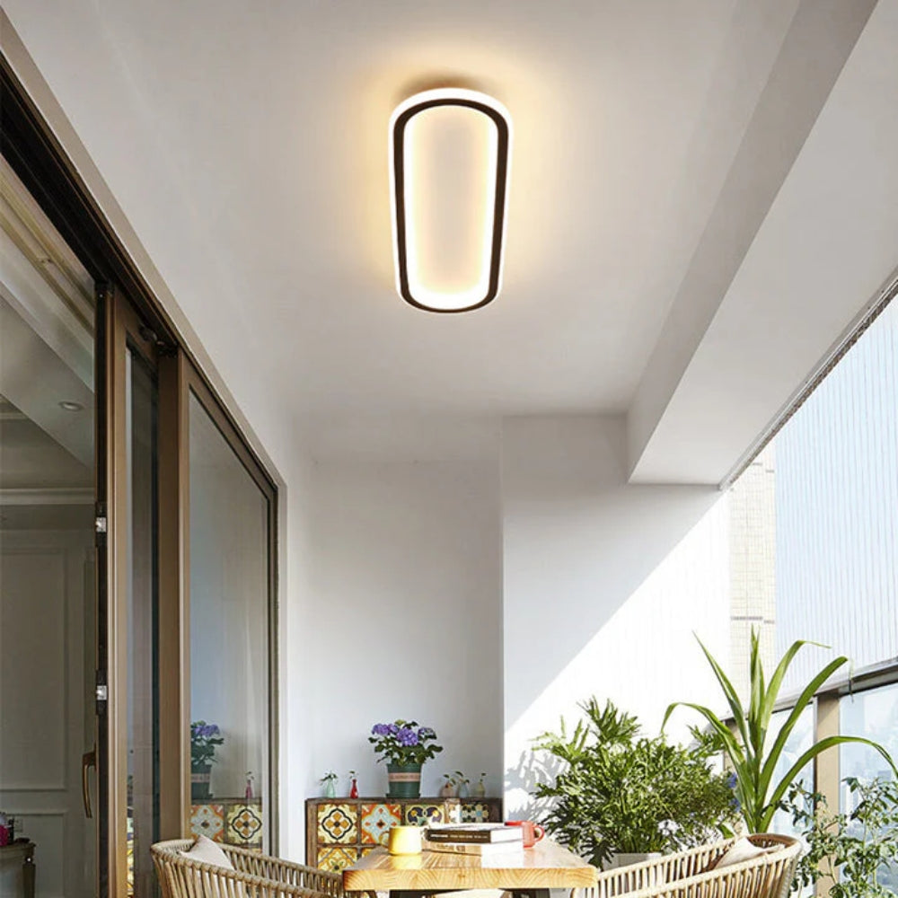 Plafonnier LED Allongé pour Couloir et Entrée