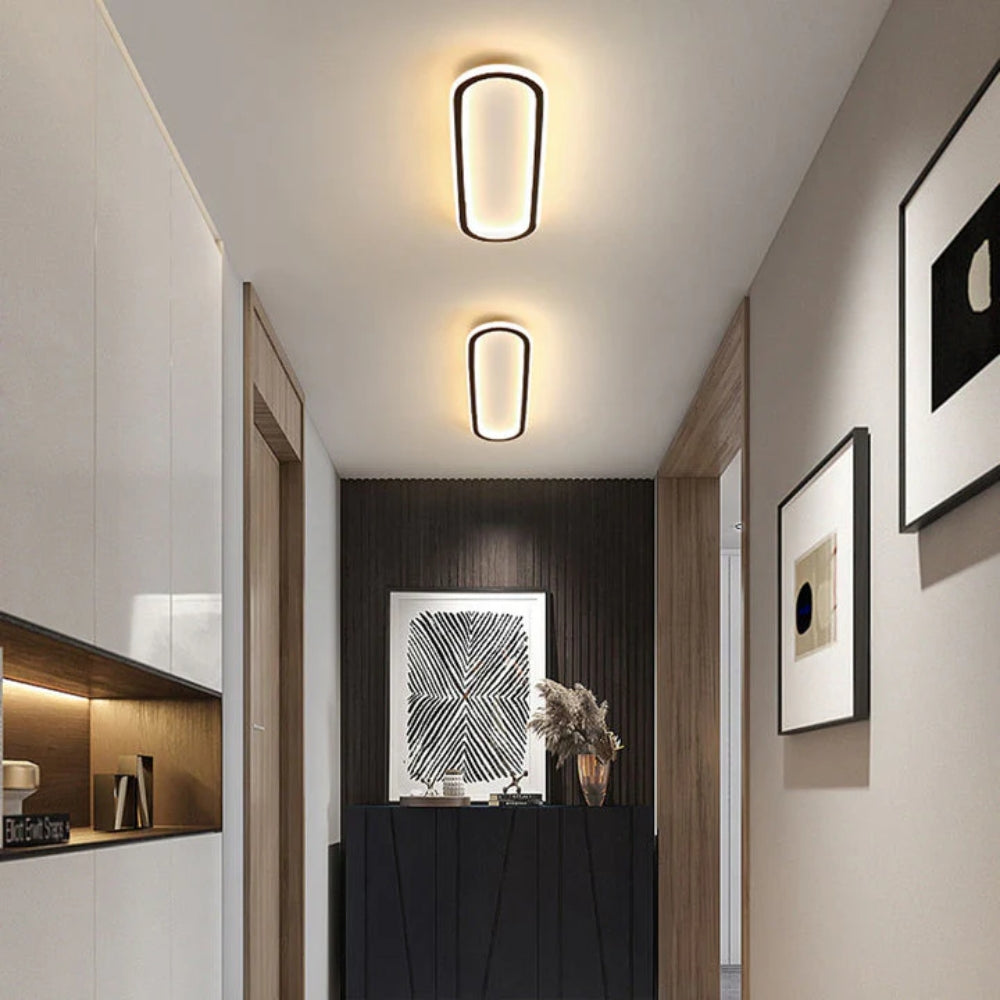 Plafonnier LED Allongé pour Couloir et Entrée