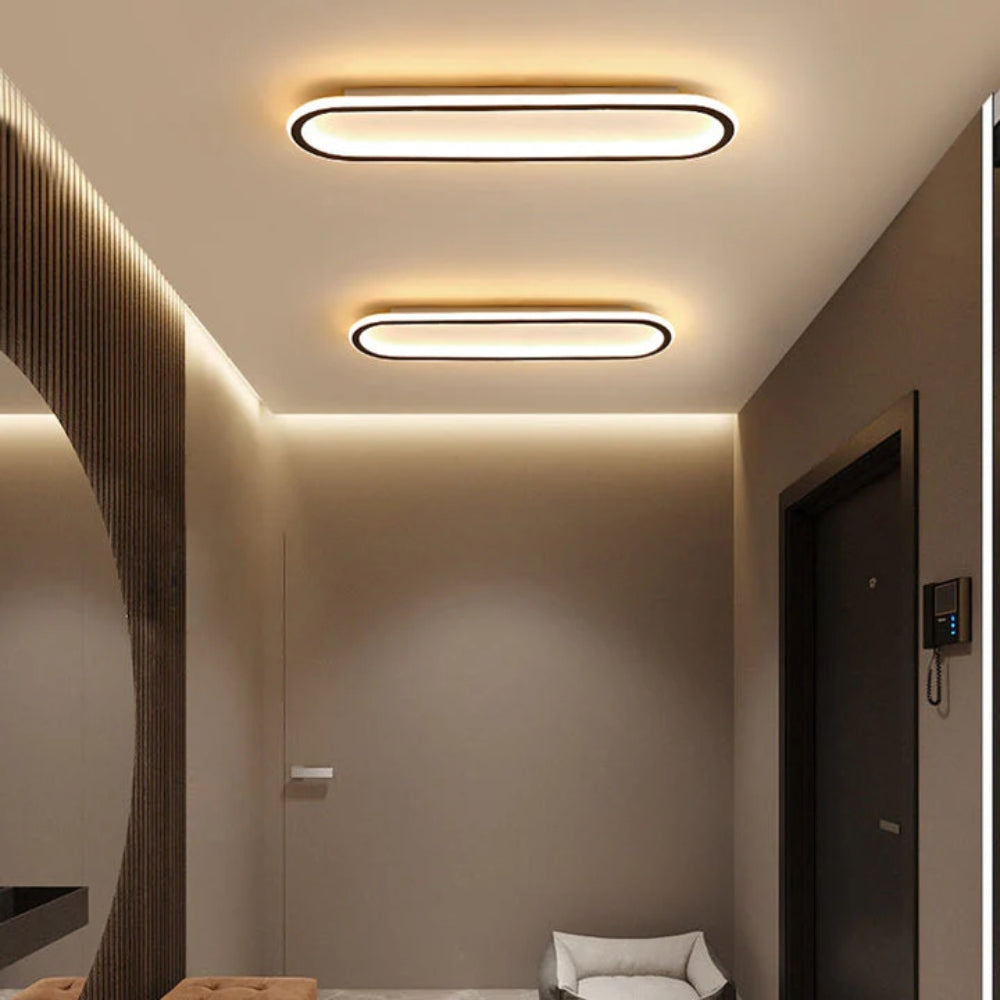 Plafonnier LED Allongé pour Couloir et Entrée