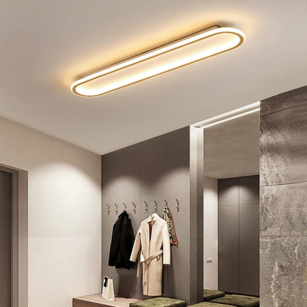 Plafonnier LED Allongé pour Couloir et Entrée