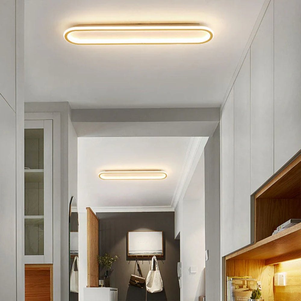 Plafonnier LED Allongé pour Couloir et Entrée