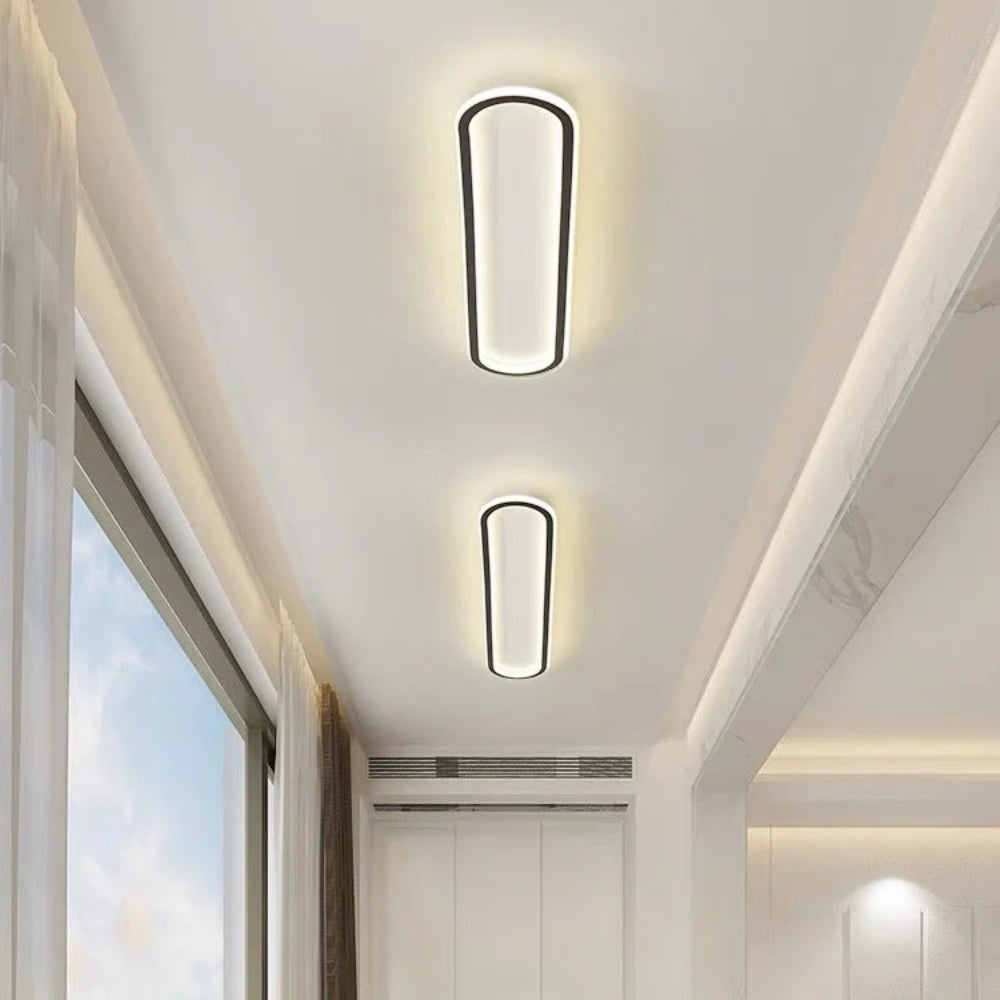 Plafonnier LED Allongé pour Couloir et Entrée
