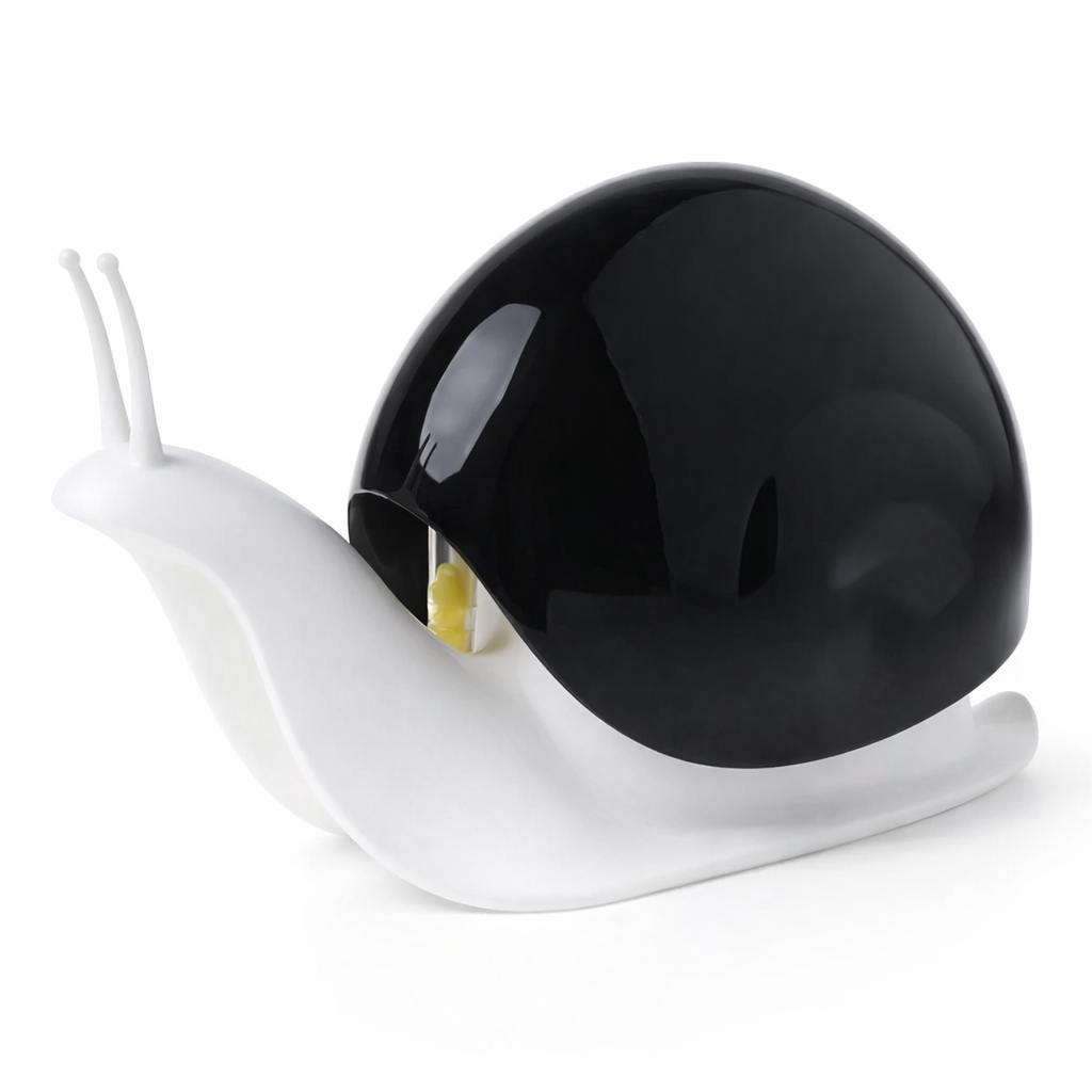 Portable Soap Dispenser – Snail-Shaped, Compact Plastic Design for Travel and Everyday Use