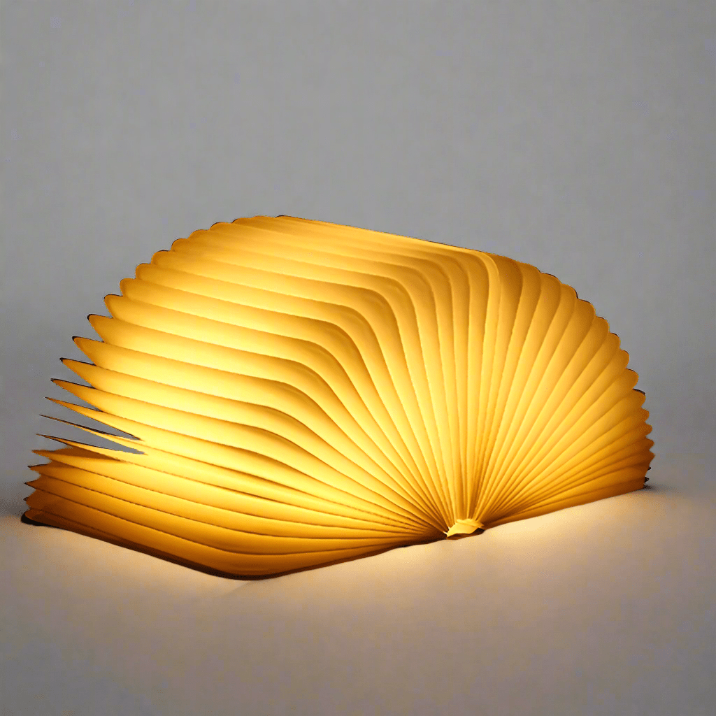 Lampe Livre LED Rechargeable en Forme de Livre Ouvert