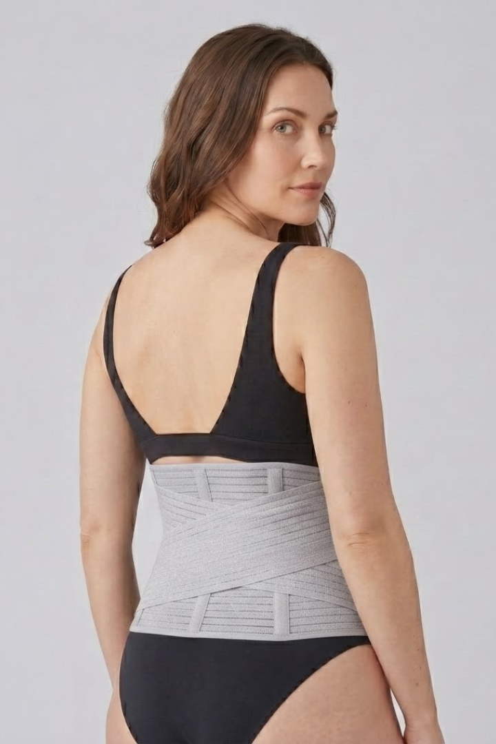 Ceinture Post-Partum Ajustable Enveloppante – Gaine Ventre Extensible