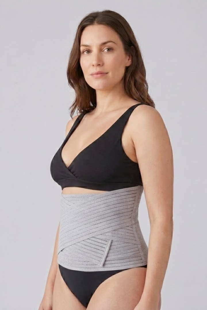 Ceinture Post-Partum Ajustable Enveloppante – Gaine Ventre Extensible
