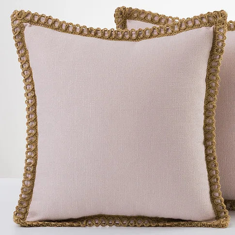 Cushion cover – Polyester, colorful, French style, for a sofa or bed