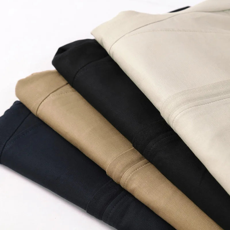 Veste Homme Col Mandarin Zippée en Coton Bio