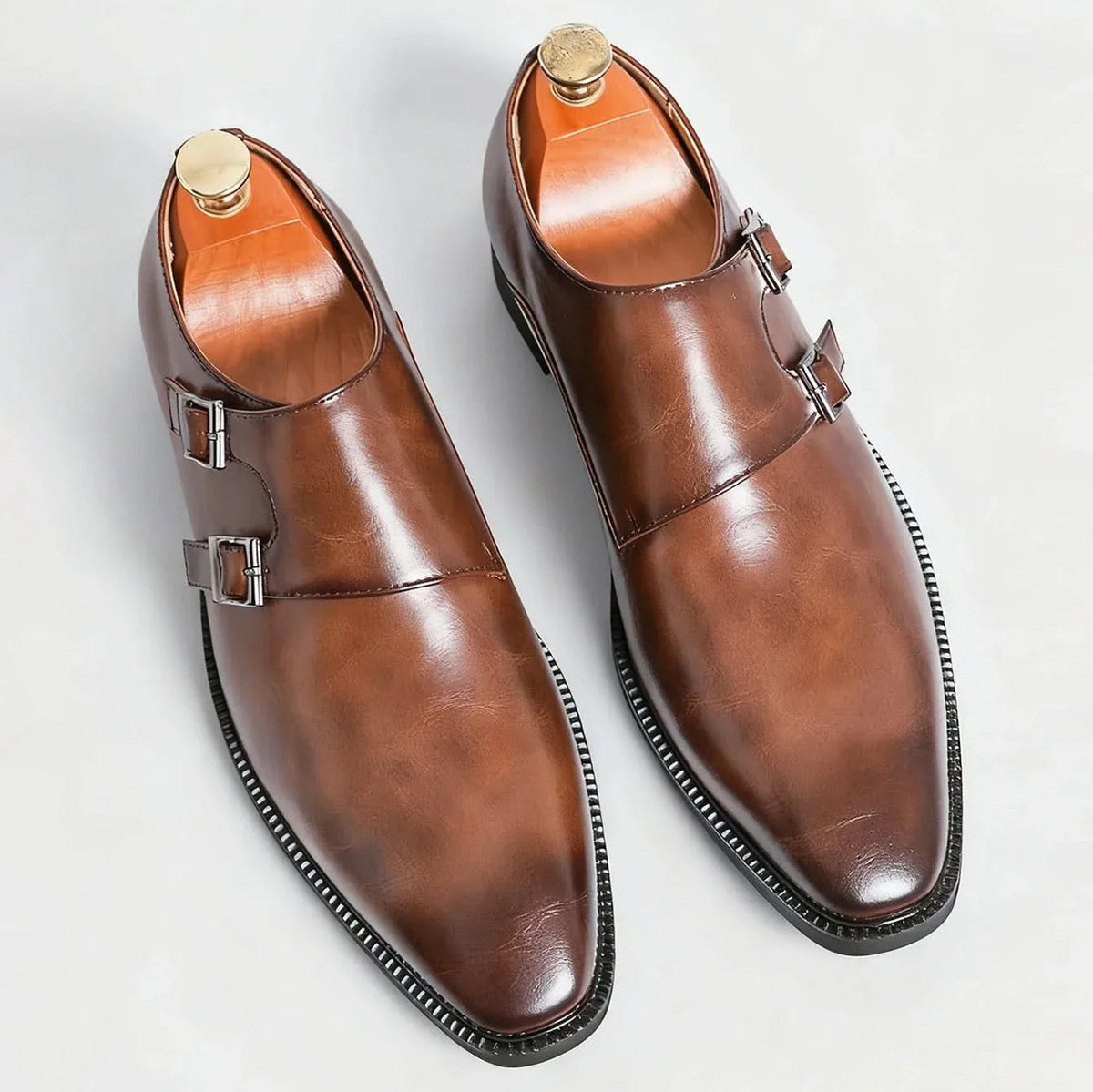 Mocassins Homme en Cuir Finition Semi-Brillante