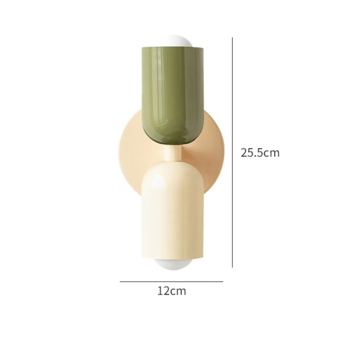 Applique Murale Scandinave – Blanc, Design Minimaliste pour Salon ou Chambre