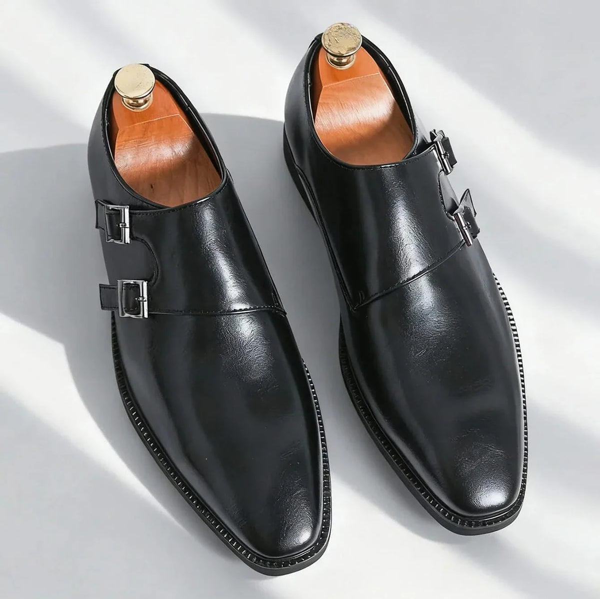 Mocassins Homme en Cuir Finition Semi-Brillante