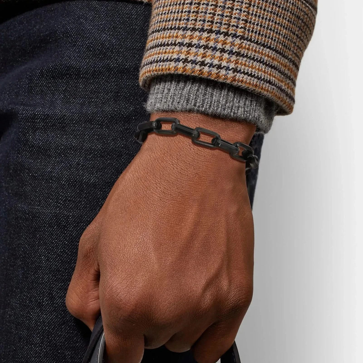 Bracelet Homme Chaîne en Acier Inoxydable