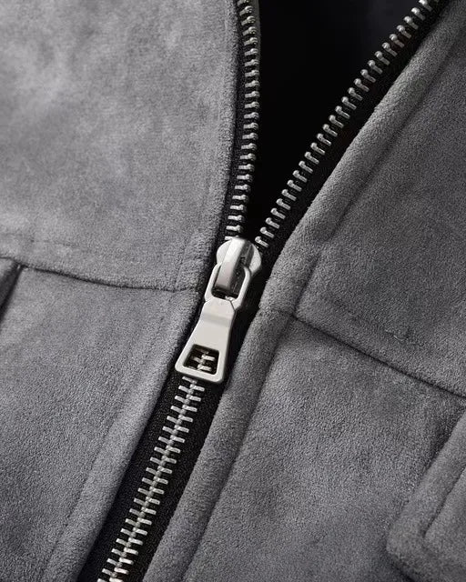 Veste Homme Field en Suédine Végane de Haute Qualité