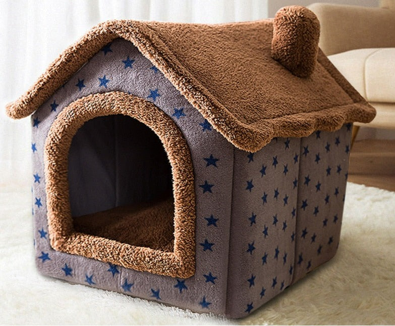 Pet House – Soft Fabric, Various Colors and Patterns for Small Pets Up to 4 kg