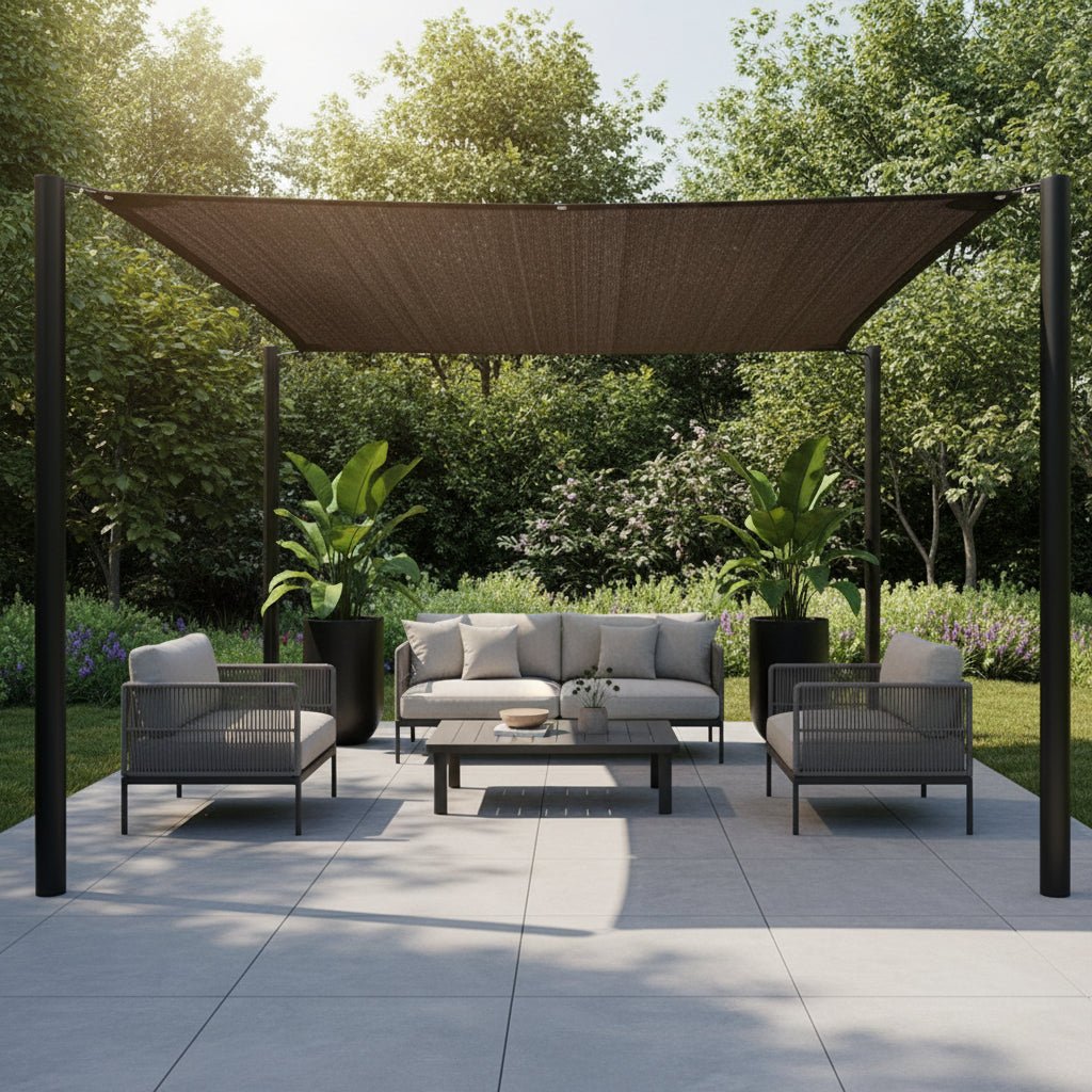 Shade Net – Black, Durable Shade Screen for the Garden, Patio, or Greenhouse