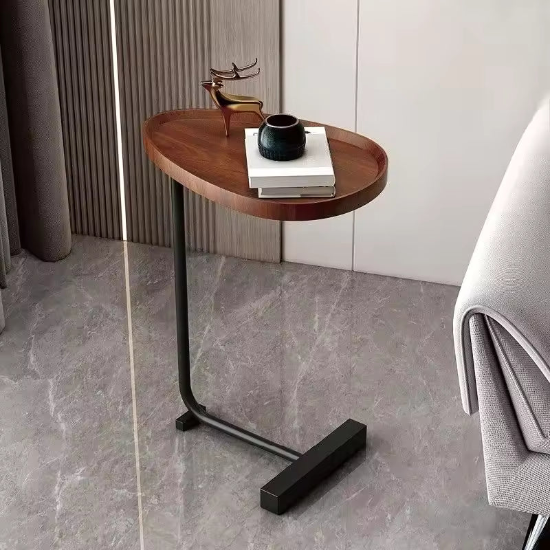 Table d'appoint en forme de C – Mobile, design moderne pour salon ou chambre