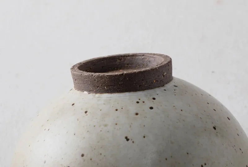 Ceramic Bowl – Marbled Ivory, Handmade for Everyday Use and Table Decor