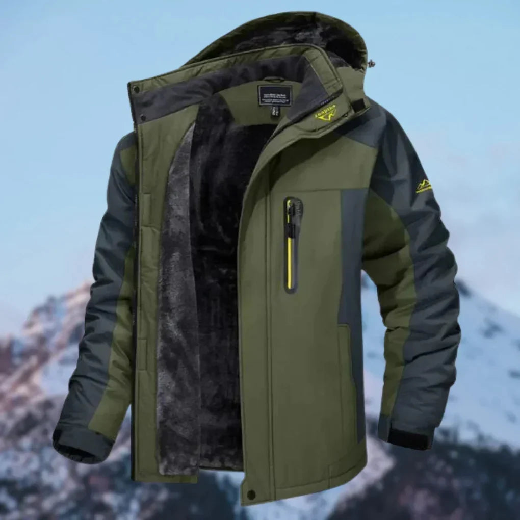 Veste d'Hiver Homme Matelassée Déperlante - Doublure Polaire