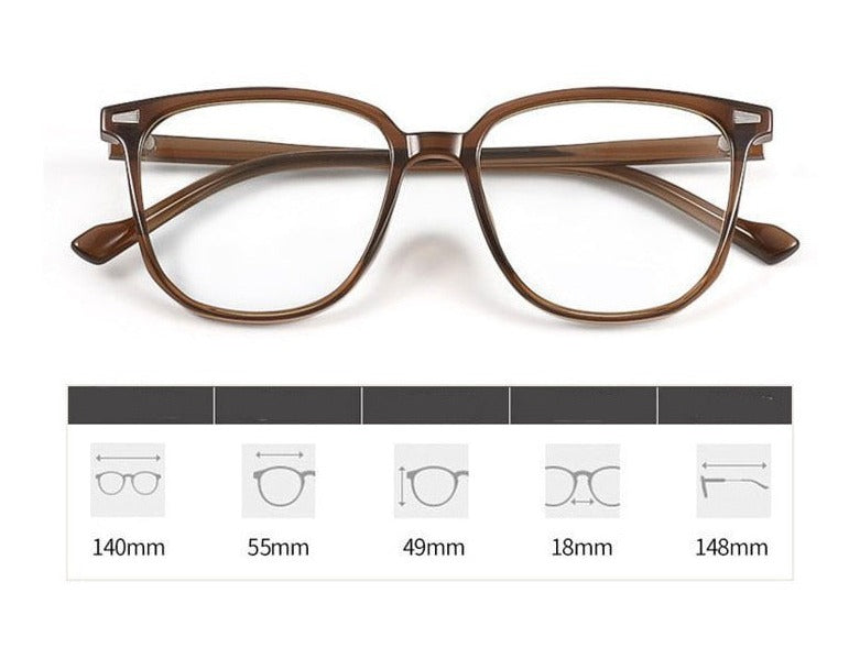 Lunettes de Vue Myopie avec Filtre Anti-Lumière Bleue