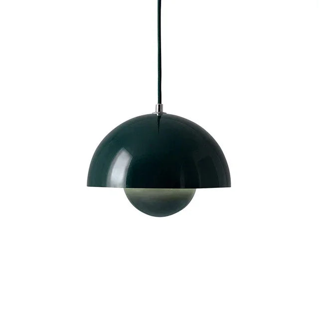 Suspension – Demi-sphère, finition mate au design scandinave pour salle à manger ou salon