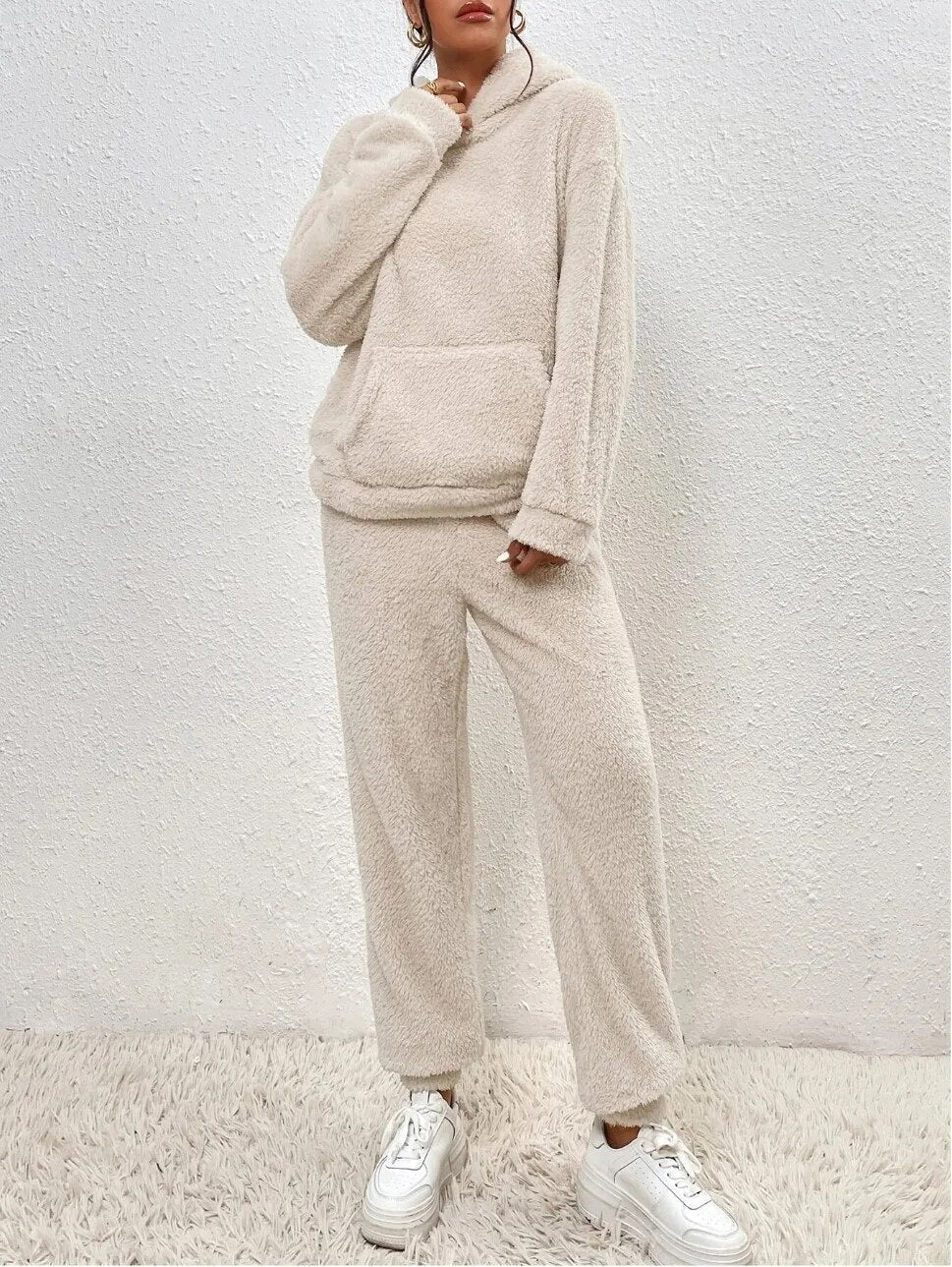 Combinaison Pyjama Peluche à Capuche Femme et Homme