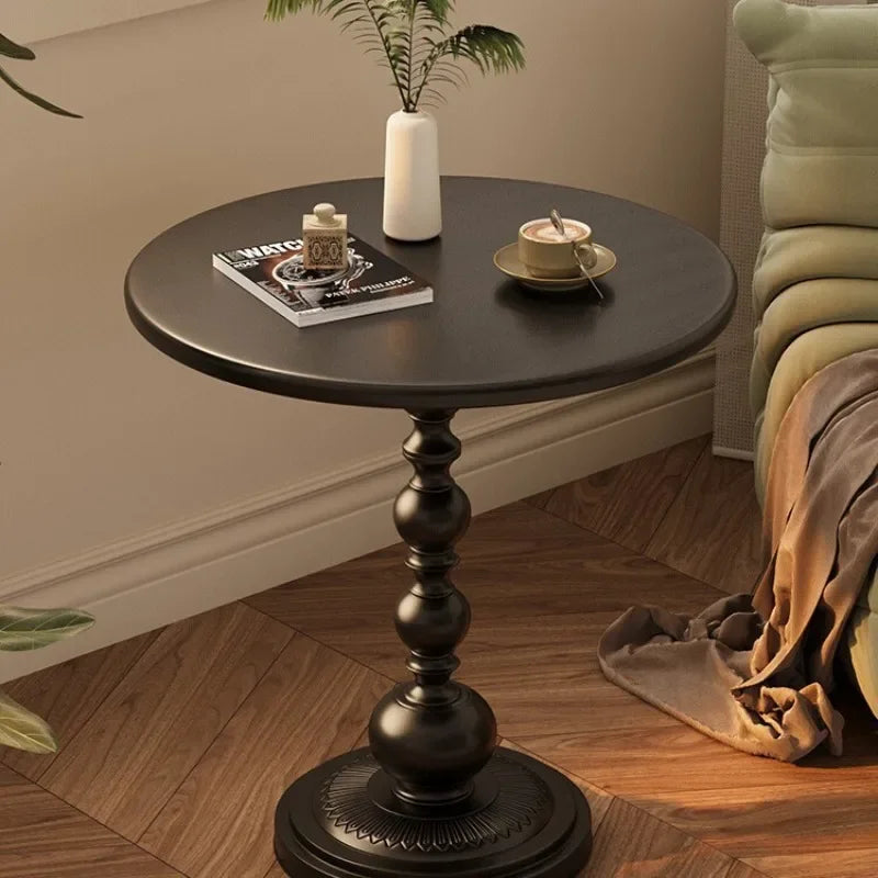 Table Ronde – Style Vintage Moderne, Format Compact pour les Petits Espaces