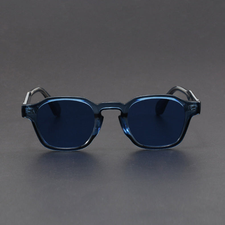 Lunettes de Soleil Rétro Monture Carrée en Polycarbonate